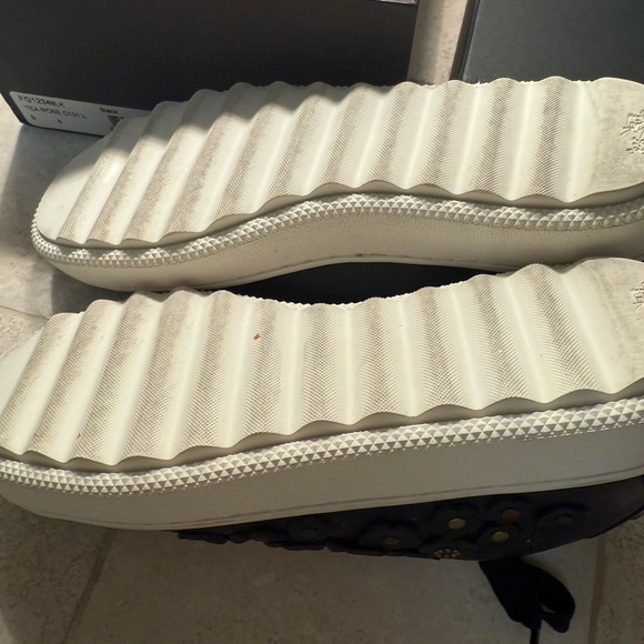 Coach Black Tea Rose Sneakers - Picture 3 of 10